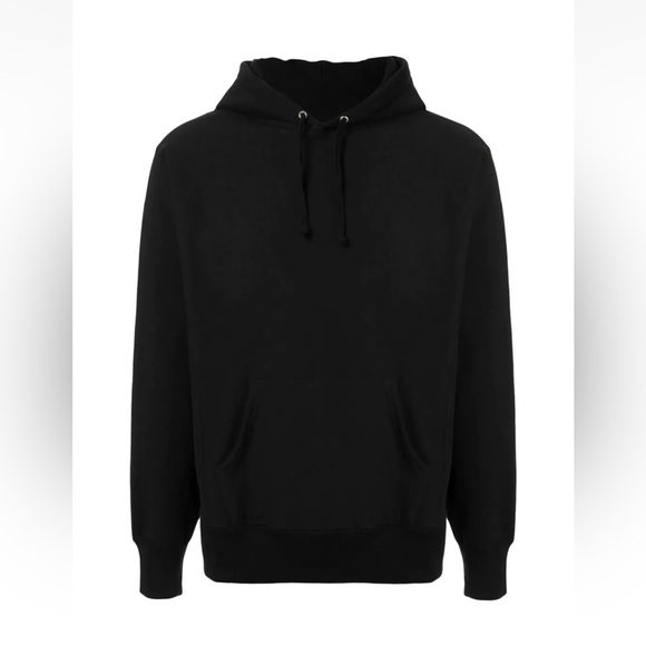 SUPREME BLACK HOODED SWEATSHIRT HOODIE SIZE M